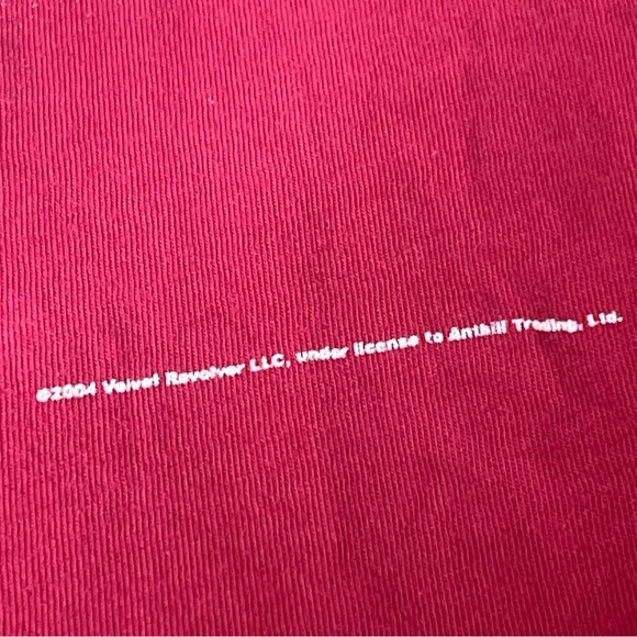 2004 Velvet Revolver Band T Shirt Chaser Tag Vintage Rock Concert Tour T Size S - Picture 4 of 10